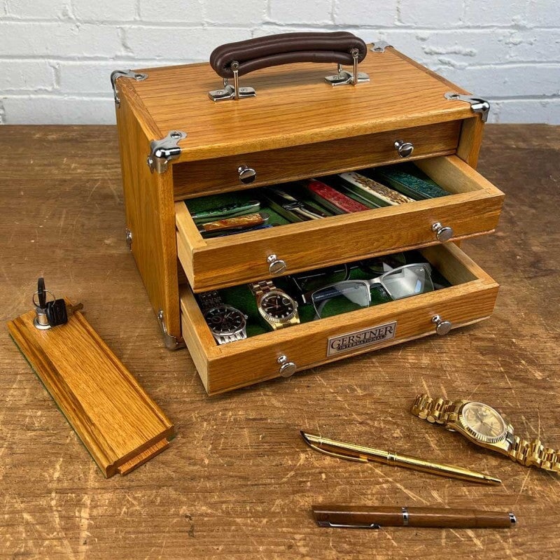 Wooden Tool Chest by Gerstner - Portable Mini
