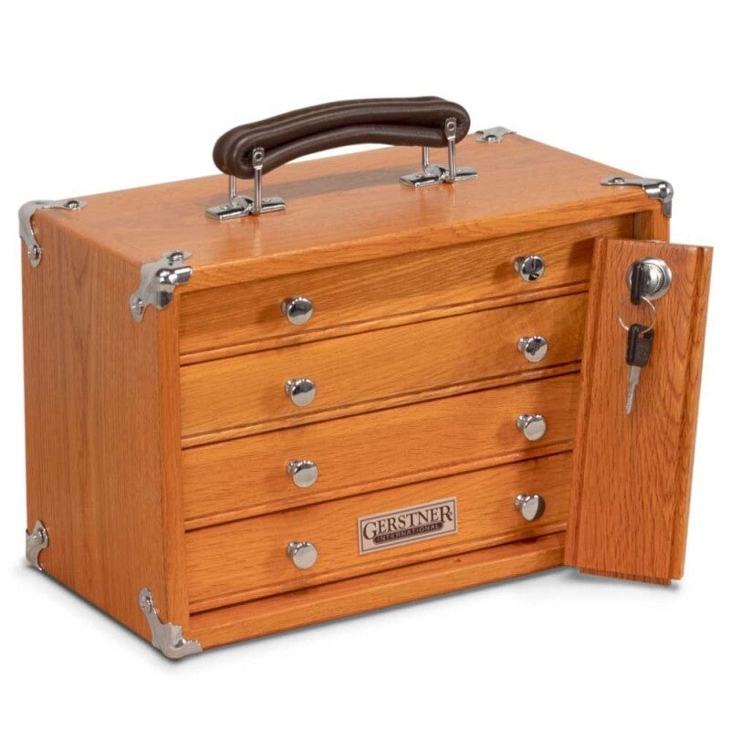 Wooden Tool Chest by Gerstner - Portable Mini