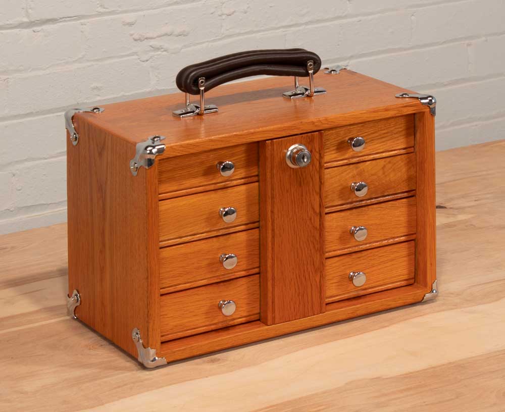 Wooden Tool Chest by Gerstner - Portable Mini – RiverCraft Woodworking