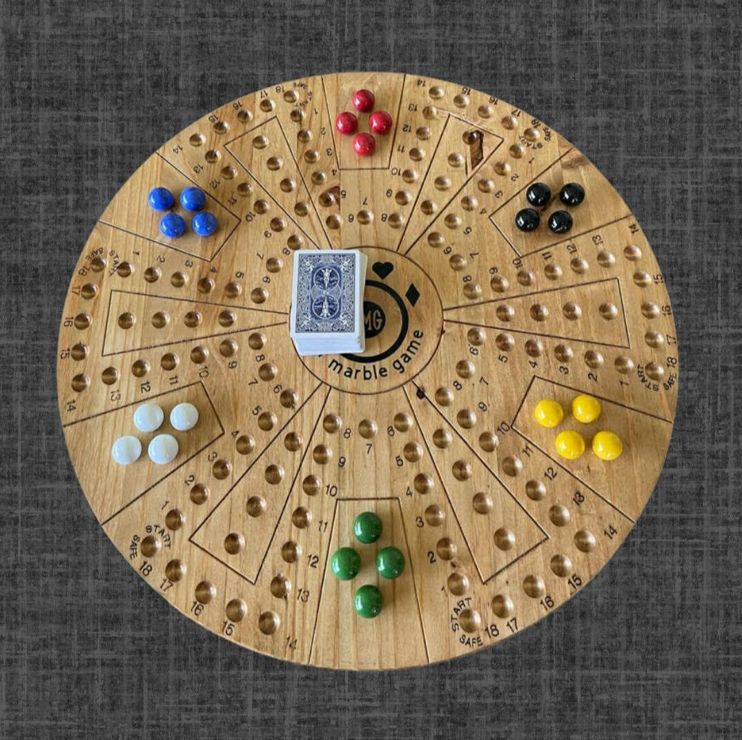 Family Board Game Order marble board game