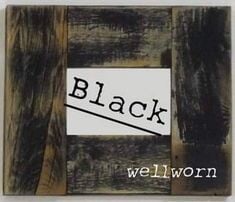 Reclaimed Barnwood Square Paned Window Mirror - 36" size Black (painted)