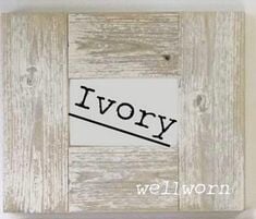 Reclaimed Barnwood Picture Board Ivory (painted)