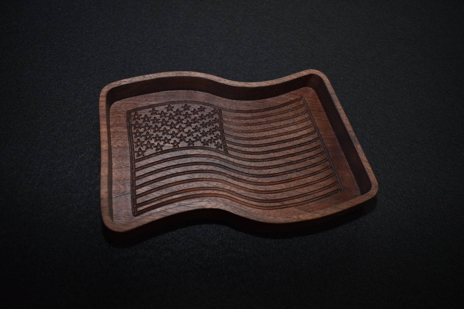 U.S.A. Flag Catch-All Tray - RiverCraft Woodworking