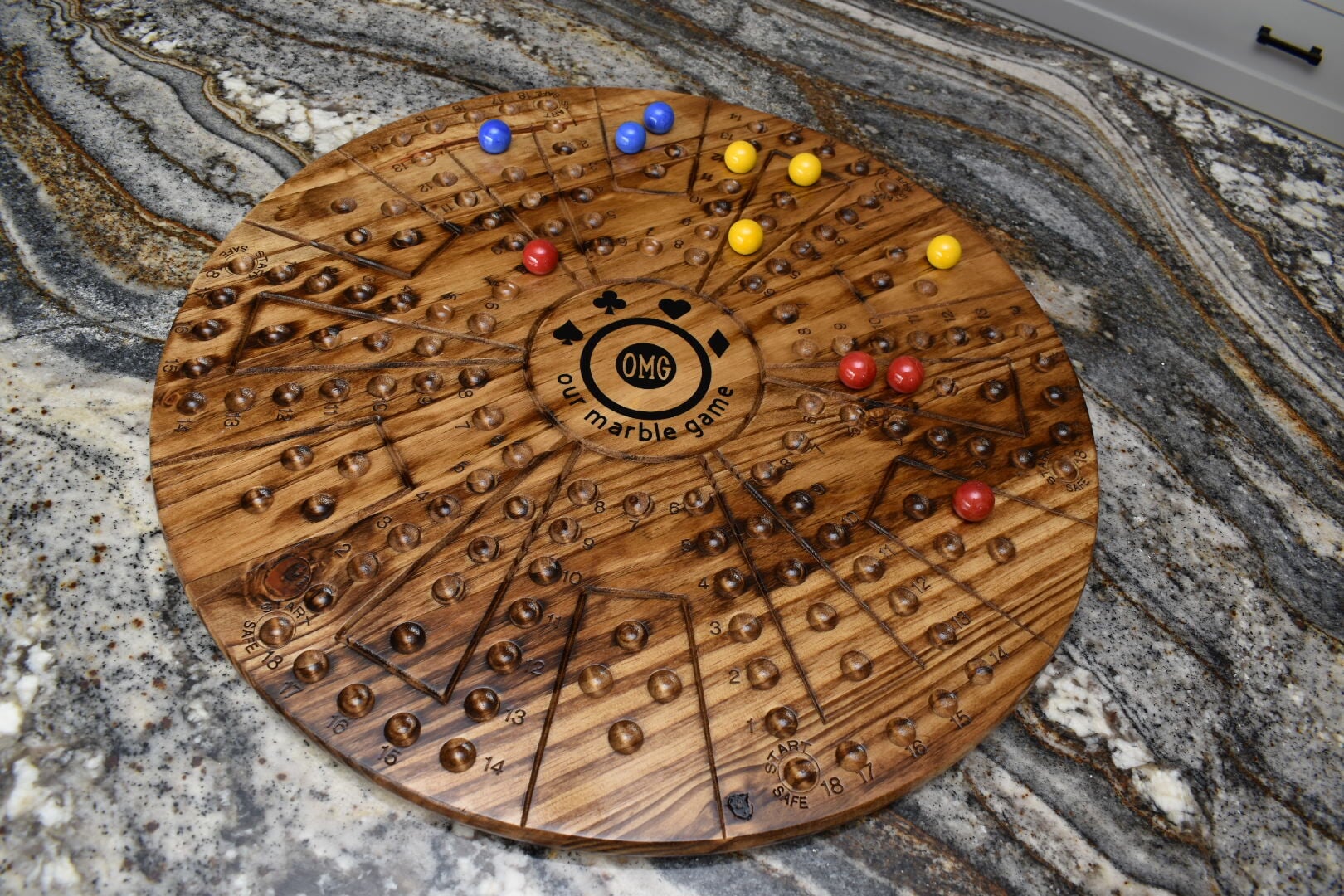 Marble Board Game - Personalized