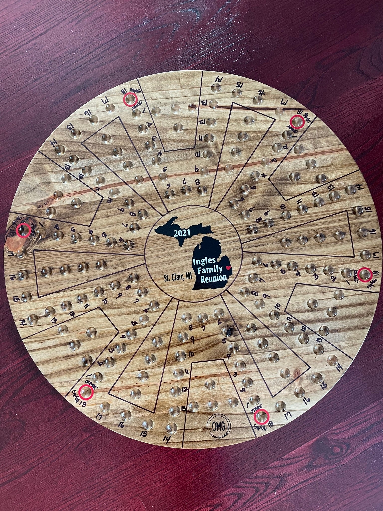 Marble Board Game - Personalized