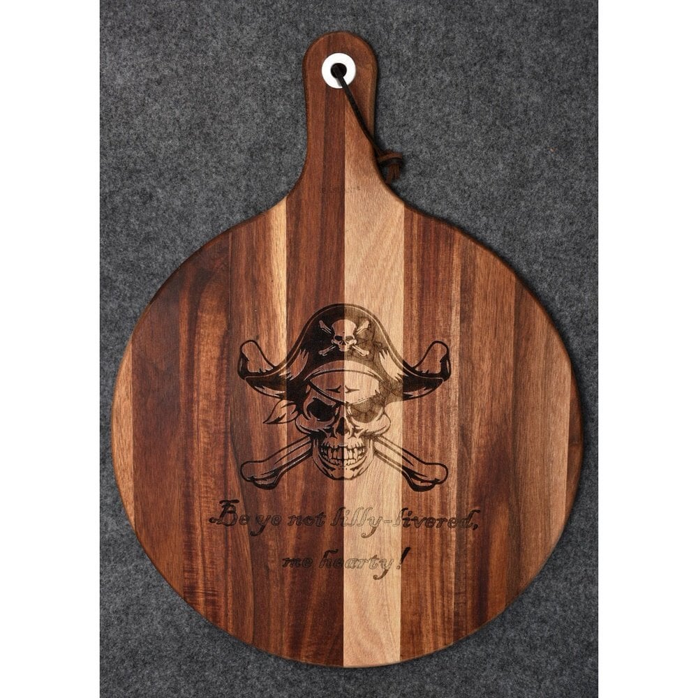 Pirate Engraved Charcuterie Board - Rivercraft woodworking