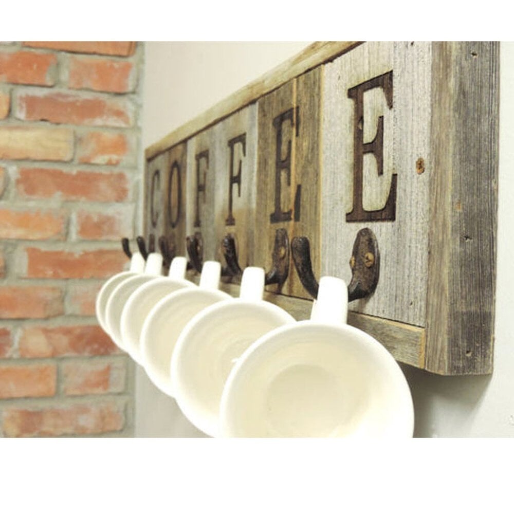 Barn wood decor for kitchen
